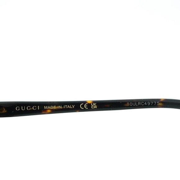 Gucci GG1071 Cat Eye Sunglasses Tortoise Brown OS - Picture 8 of 15